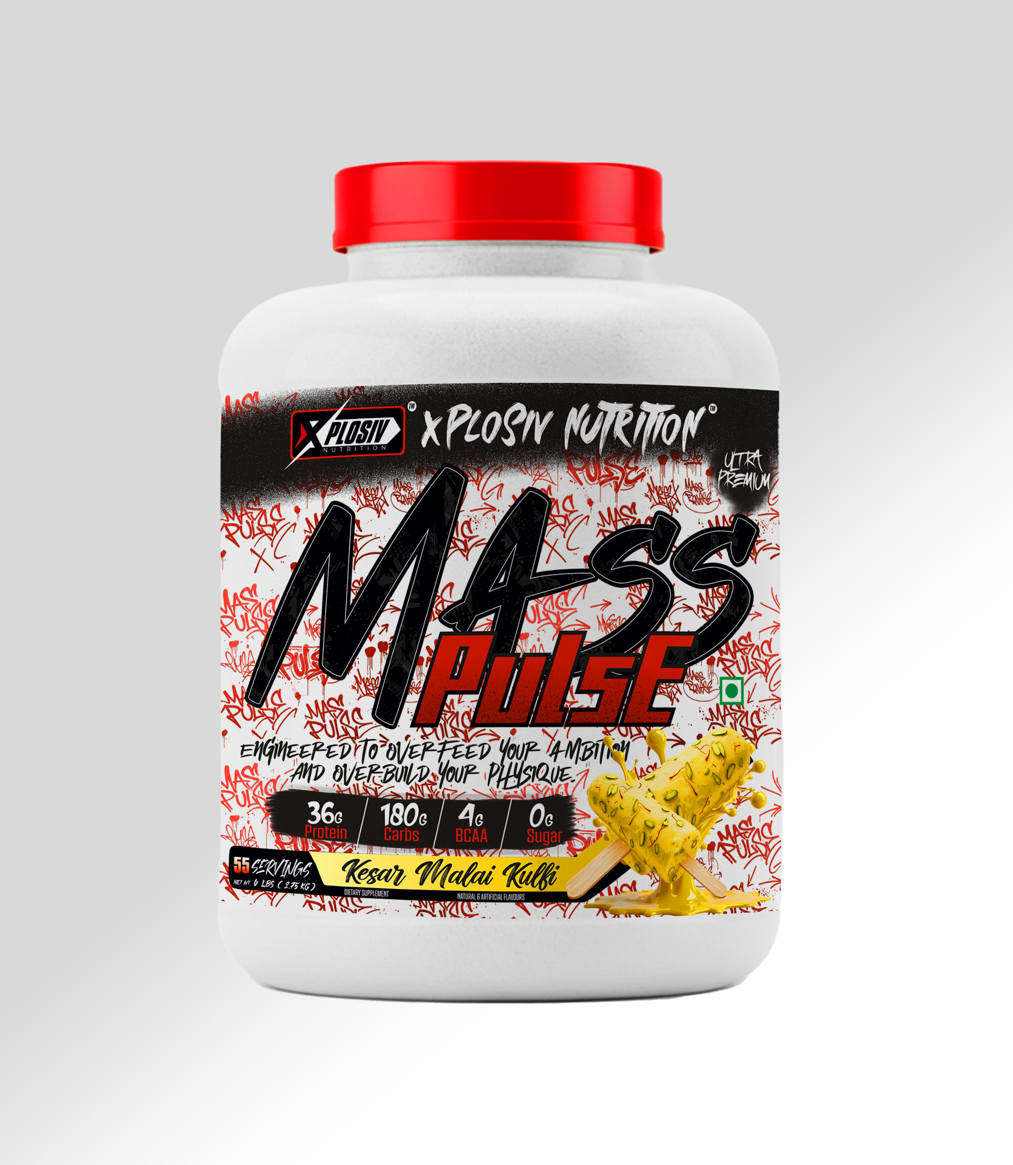 Xplosiv Nutrition Mass Pulse Mass Gainer (6lbs) - Image 2