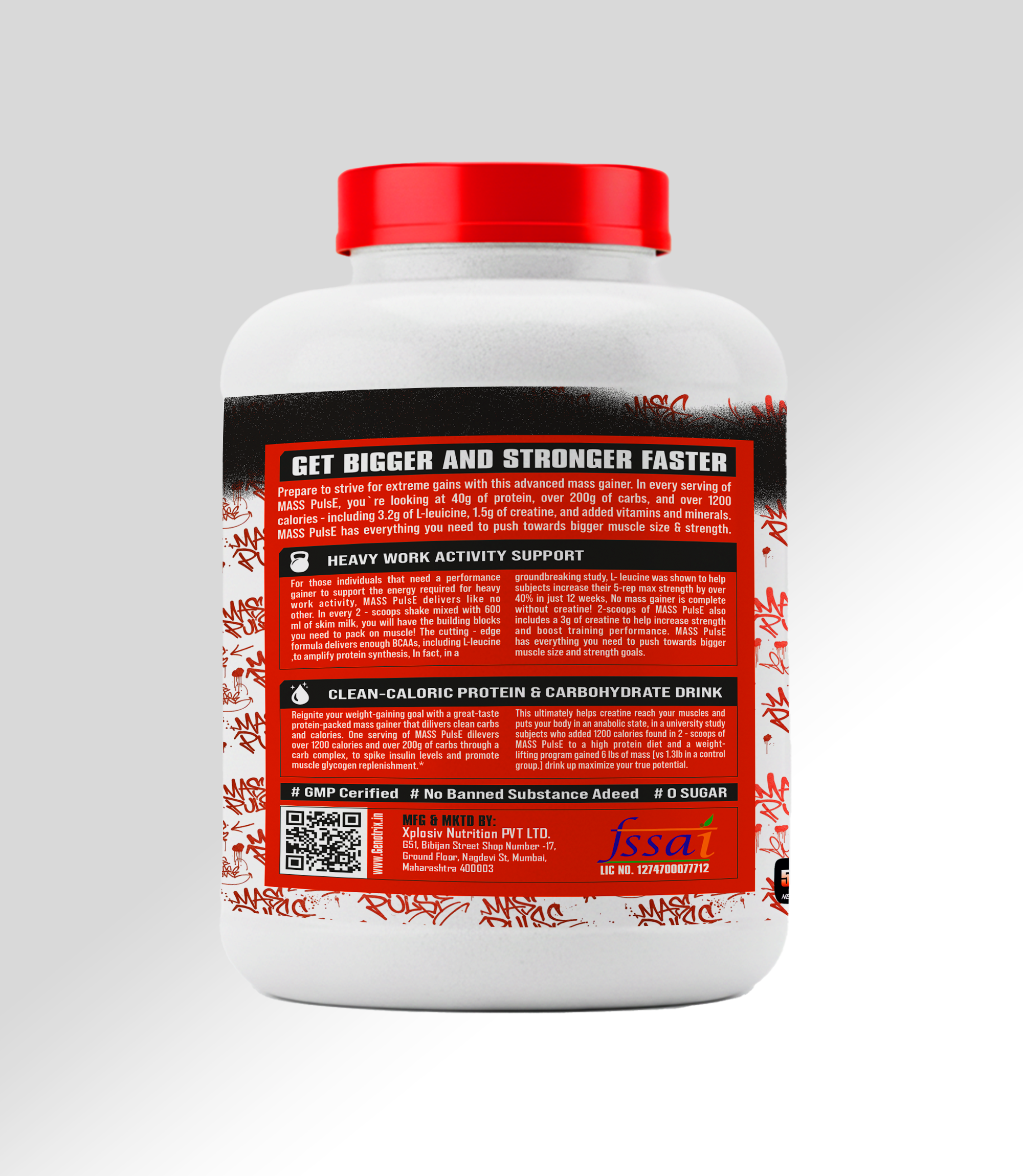 Xplosiv Nutrition Mass Pulse Mass Gainer (6lbs) - Image 5