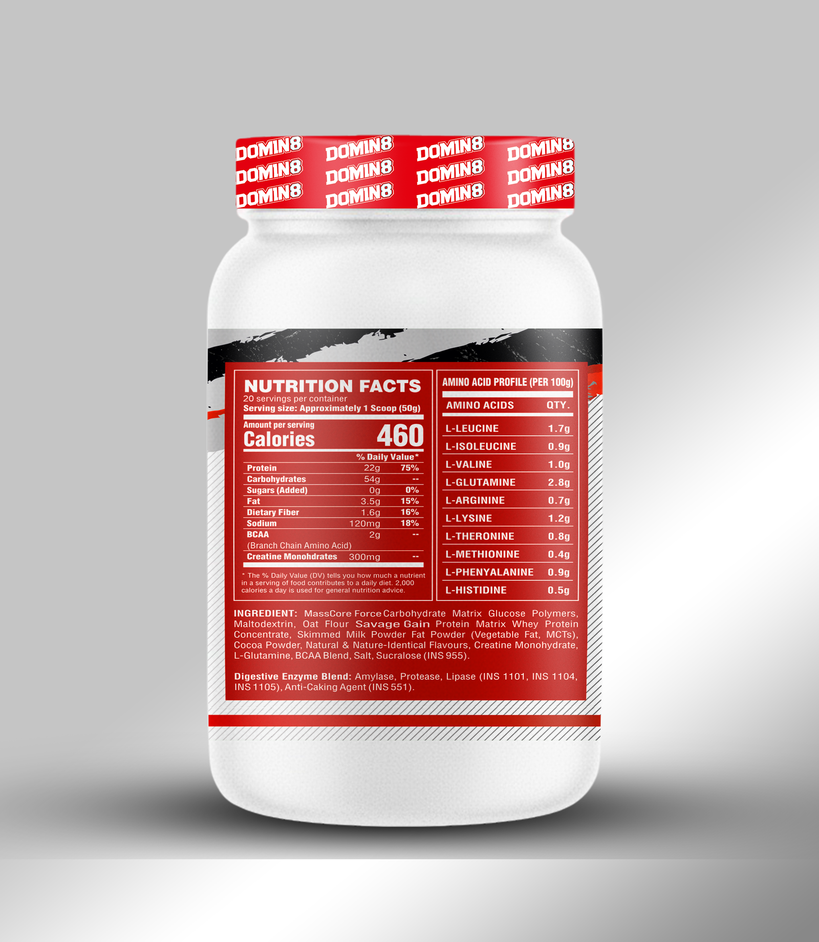DOMIN8 MASSCORE FORCE 2.2 LBS - Image 4