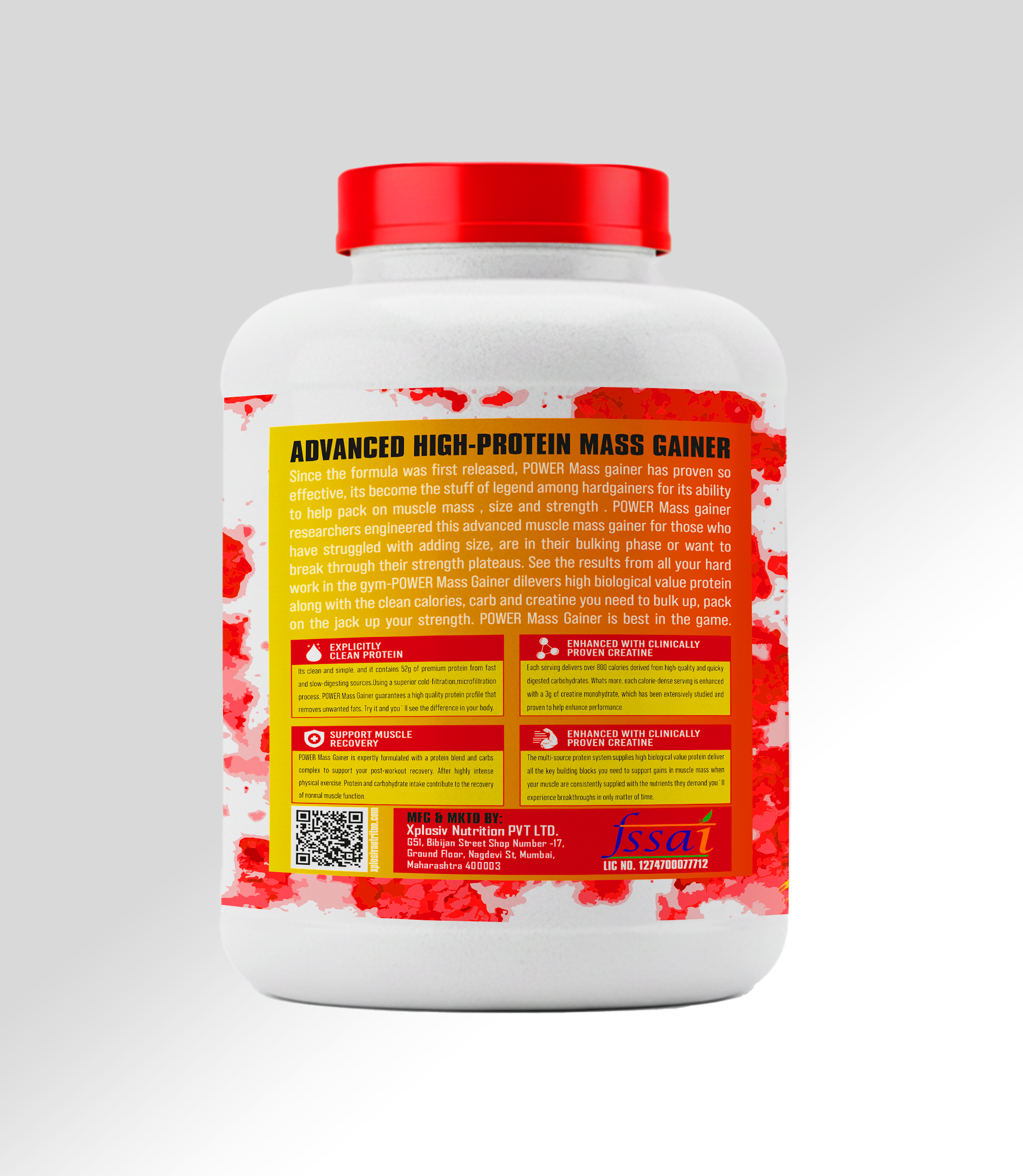 Xplosiv Nutrition Power Muscle Builder (6lbs) - Image 3