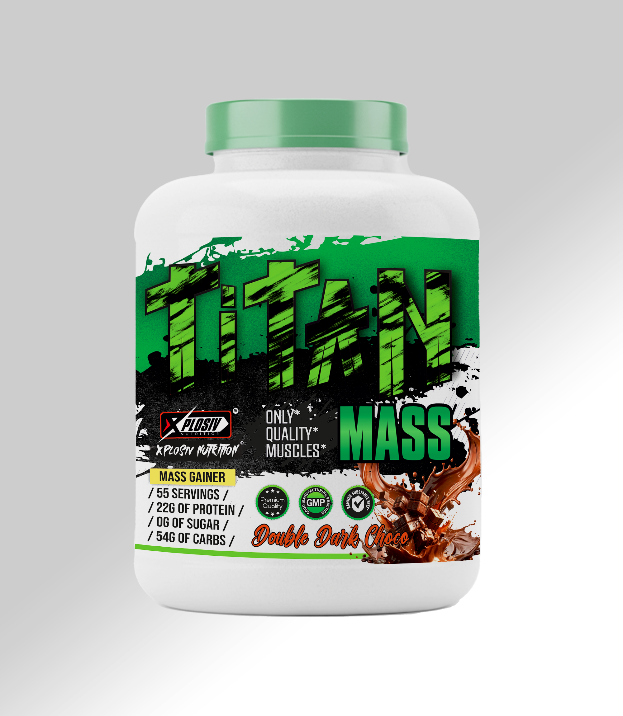 Xplosiv Nutrition Titan Mass Muscle Builder (6lbs) - Image 2