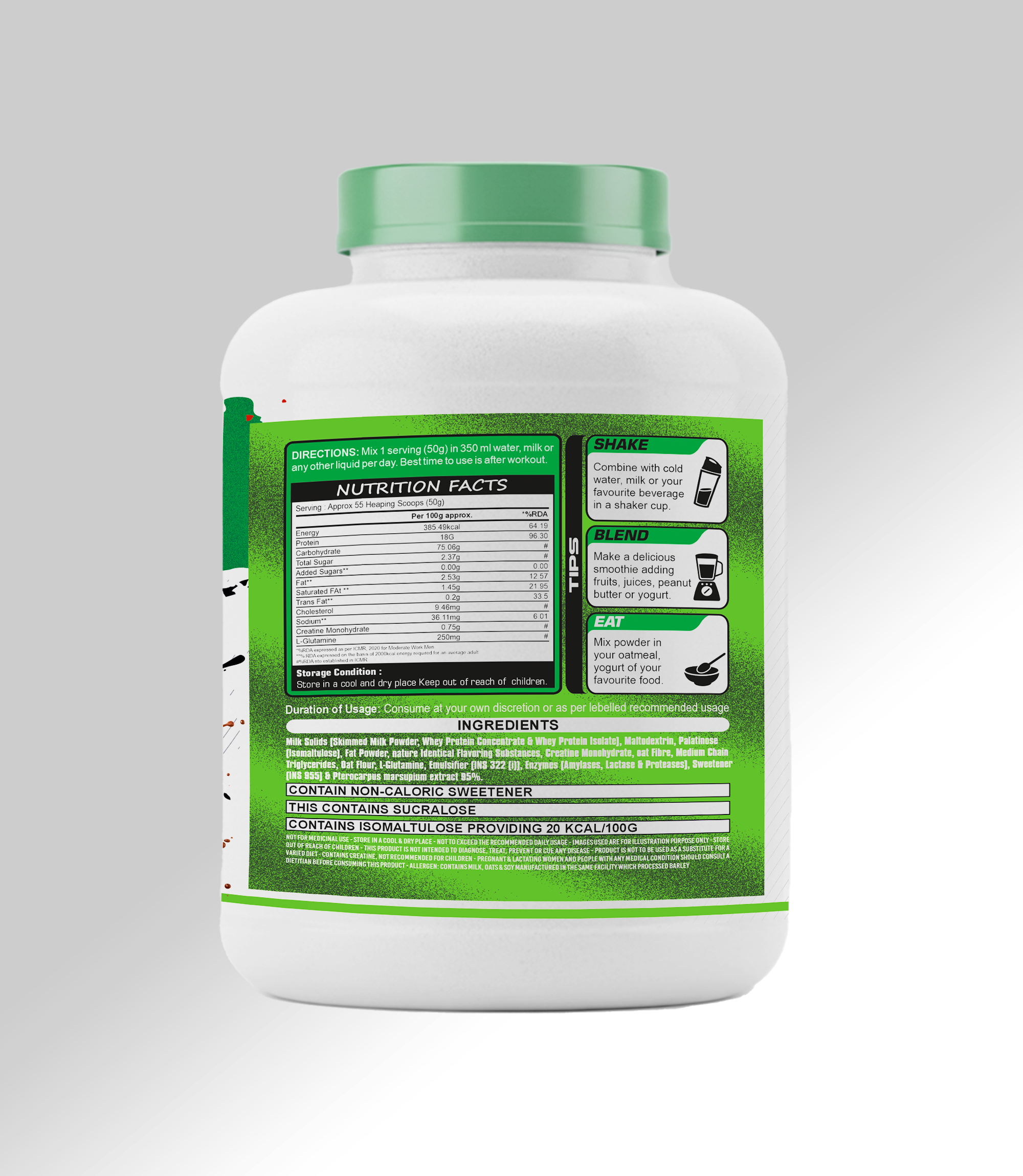 Xplosiv Nutrition Titan Mass Muscle Builder (6lbs) - Image 3