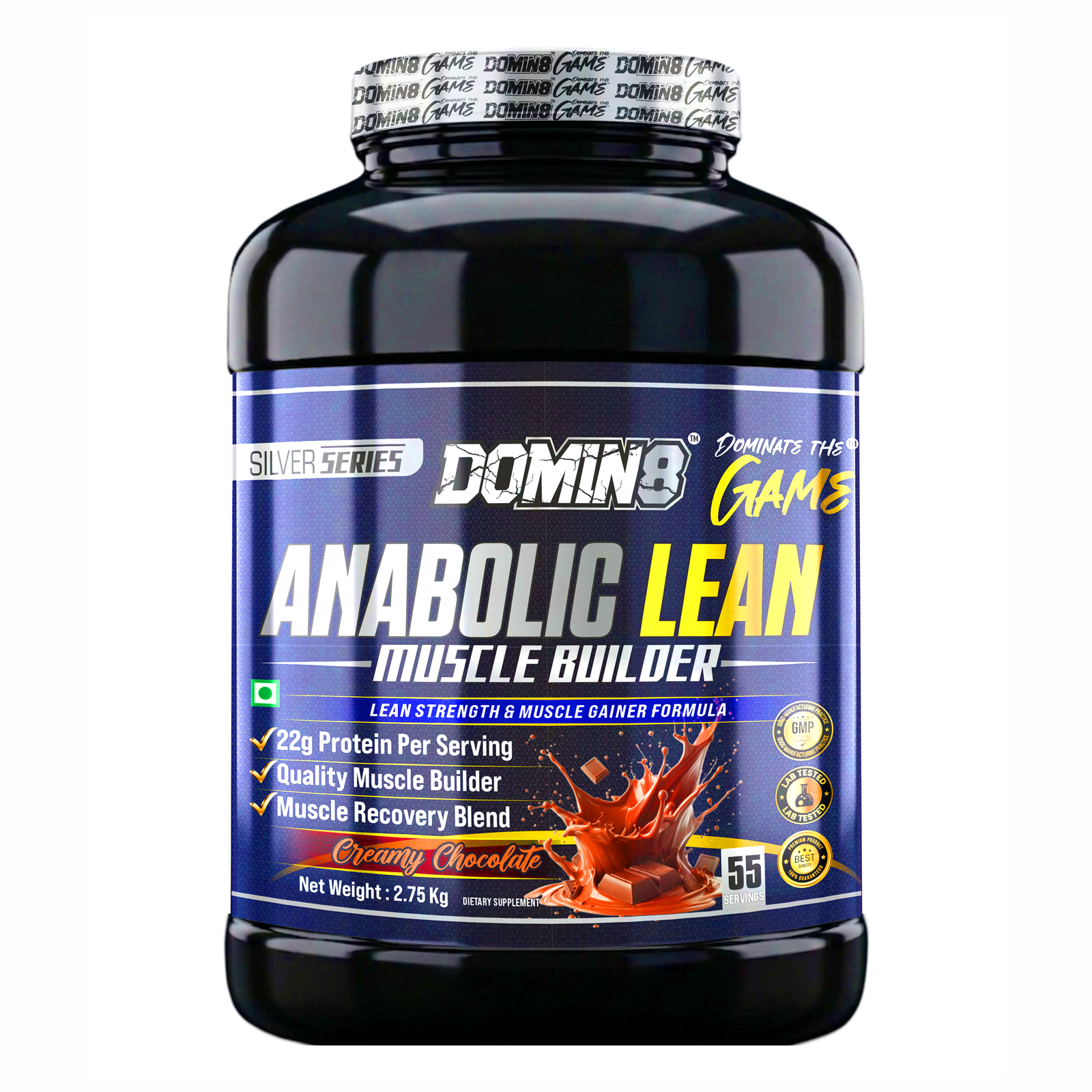 DOMIN8 ANABOLIC LEAN MUSCLE BUILDER 6LBS