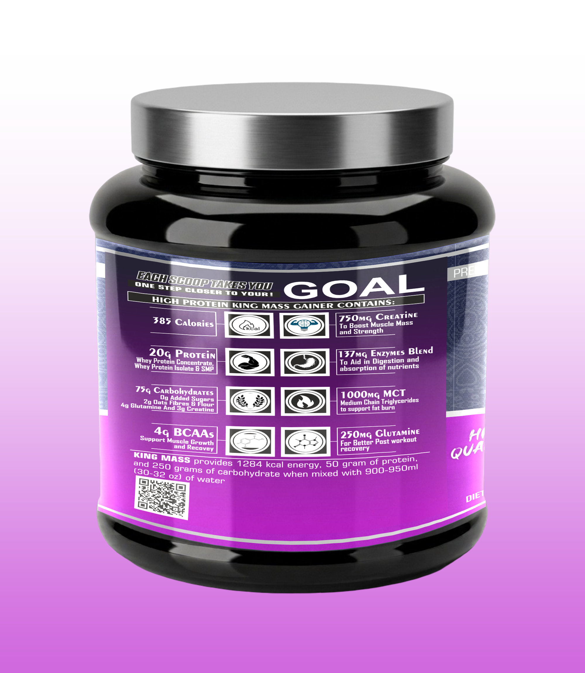 King Mass Gainer 1Kg - Image 5