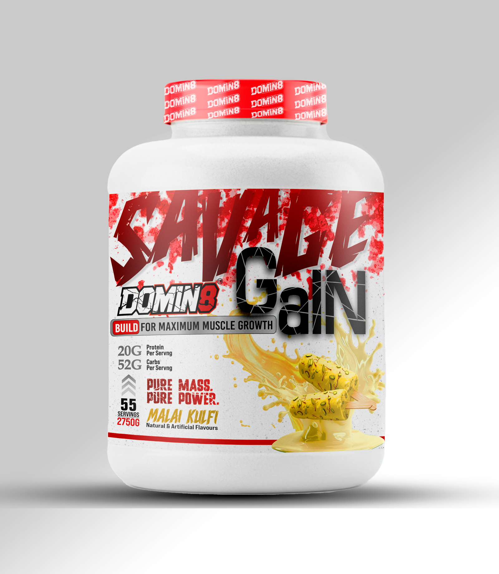 DOMIN8 SAVAGE GAIN GAINER 6LBS - Image 3