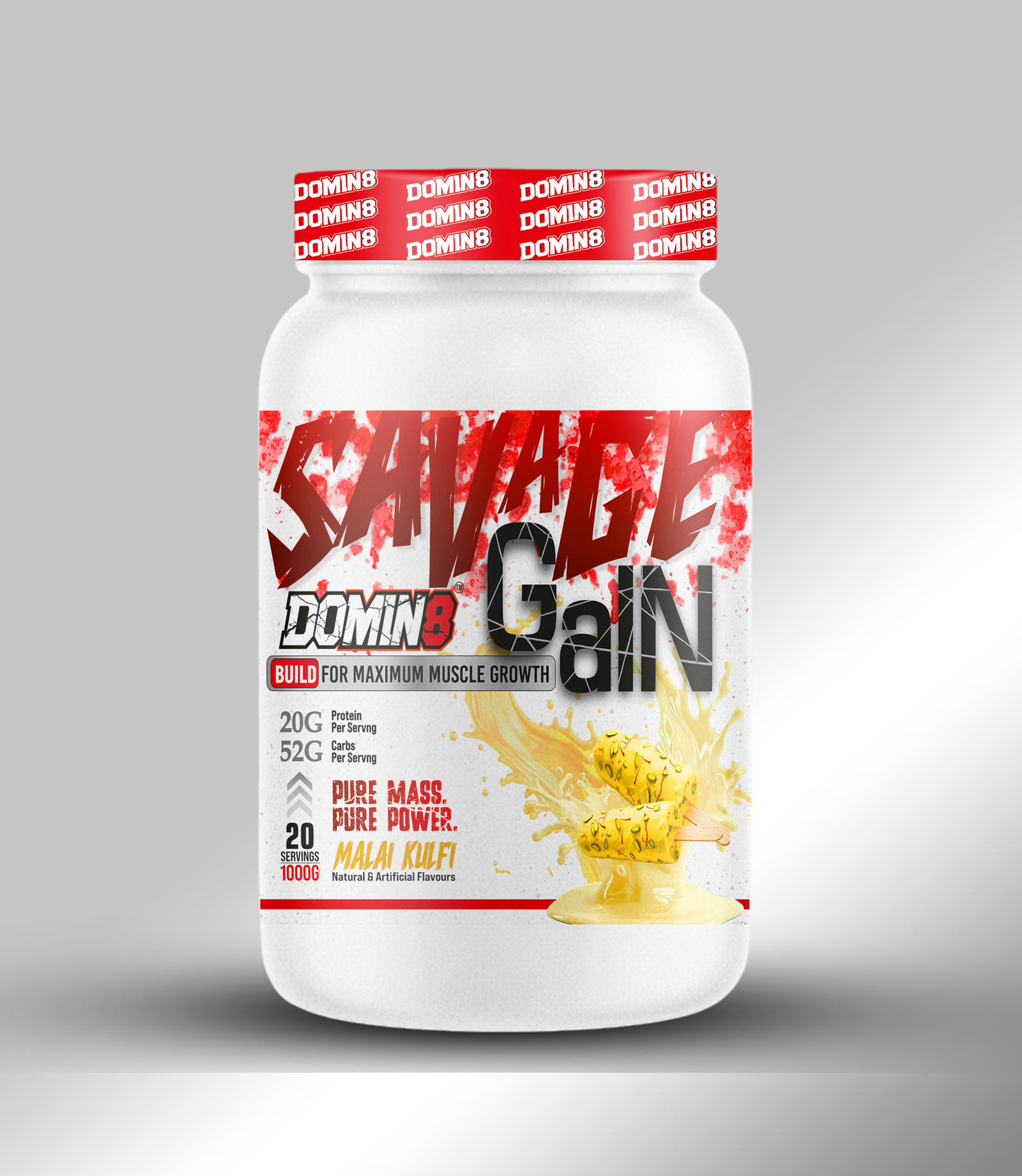 DOMIN8 SAVAGE GAIN GAINER 2.2 LBS - Image 3
